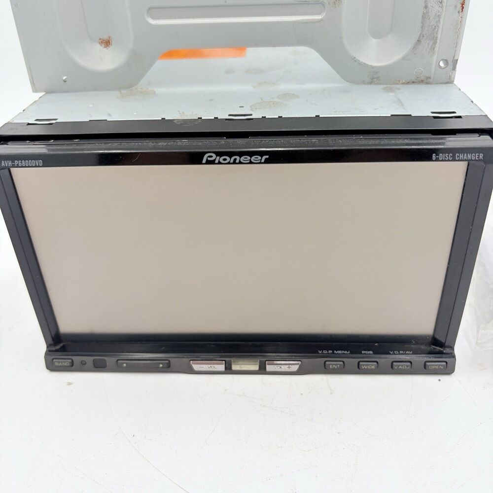 PIONEER AVH-P6800DVD DVD Receiver CD-IB100II iPod Adapter Untested